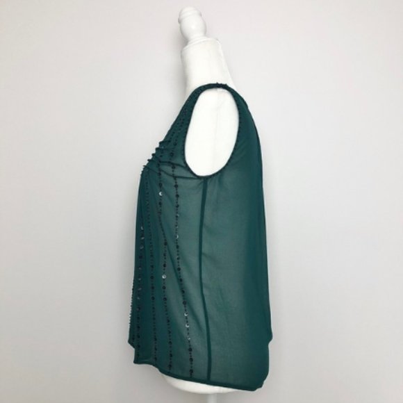 Green Art Deco Top - Picture 2 of 5